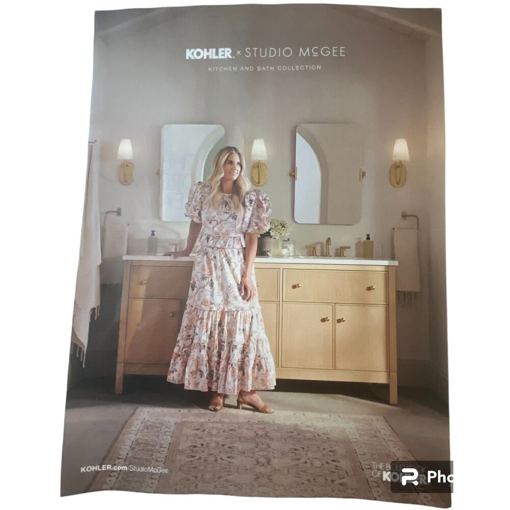 Kohler Print Ad Campaign Spring 2024 8x10 Frame Ready Original Magazine Decor